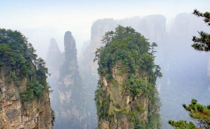 Avatar Mountain in Yuanjiajie Scenic Area